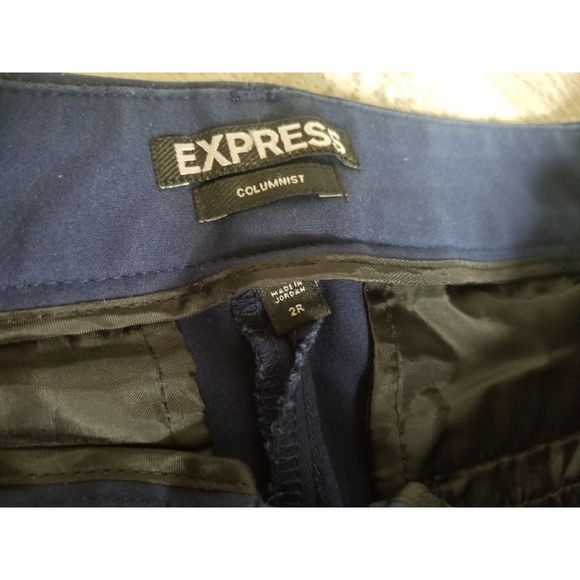 Express - Mid-Rise Ankle Style Columnist Pants - Picture 3 of 3